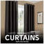 Decorative Blackout Curtain Panels Pair with Eyelet Top and Tie Backs, Polyester Window Drapes for Bedroom Living Room-126391941-126391948