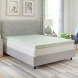 King Size 3-Inch Green Tea Infused Memory Foam Mattress Topper: Ultimate Comfort Upgrade