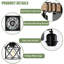 Ensemble de 2 appliques murales de style campagnard en bois et métal noir, luminaires muraux industriels rétro câblés avec douille E26 pour le couloir de la salle de bain