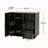 Mobile Kitchen Cart With Storage, Rolling Island With 2 Doors, 3 Drawers, And Adjustable Shelf For Enhanced Organization And Versatility In Any Home