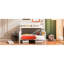 White Twin Xl Over Queen Bunk Bed With - Detachable Bedroom Robust For