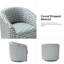 Fauteuil d'appoint pivotant rembourré Amiir-2067913027