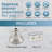 Filtered Shower Head, 7 Spray Modes & 5.5" Rainfall Shower Head 2.5 GPM-100090996