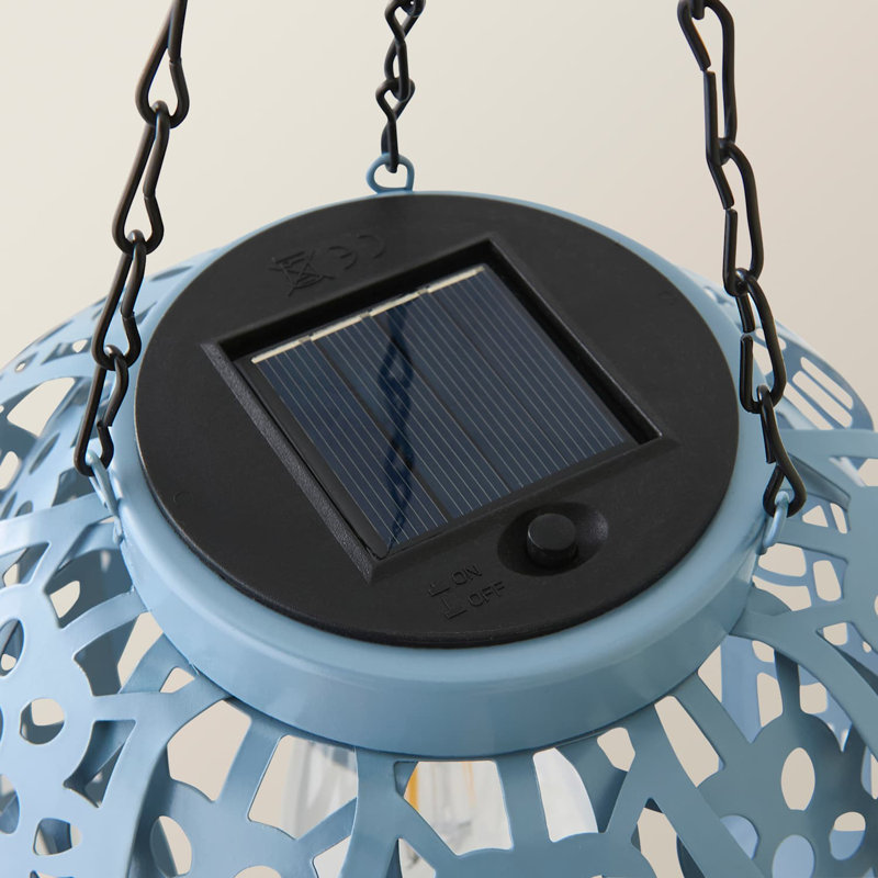 Outdoor Hanging Lantern, Blue