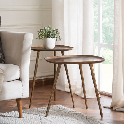 Endsley Elida Metal Nesting End Tables
