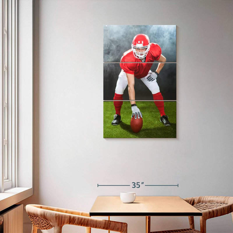 Sireci American Football Snapper, 57" H x 36" W