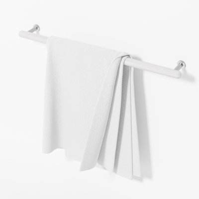 Iklakh 68cm Wood 1 Wall Towel Bar