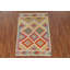 Tapis oriental kilim réversible en laine 4 x 5