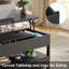 Lift Top Four Leg Coffee Table with Storage-1965967191