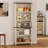 3-piece Office Set,  43" Tall And 2 Set Of 71" Tall Floor Boocase-1417665525