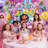 Cartoon Party Supplies,98pcs Cartoon Party Decoration&Tableware Set