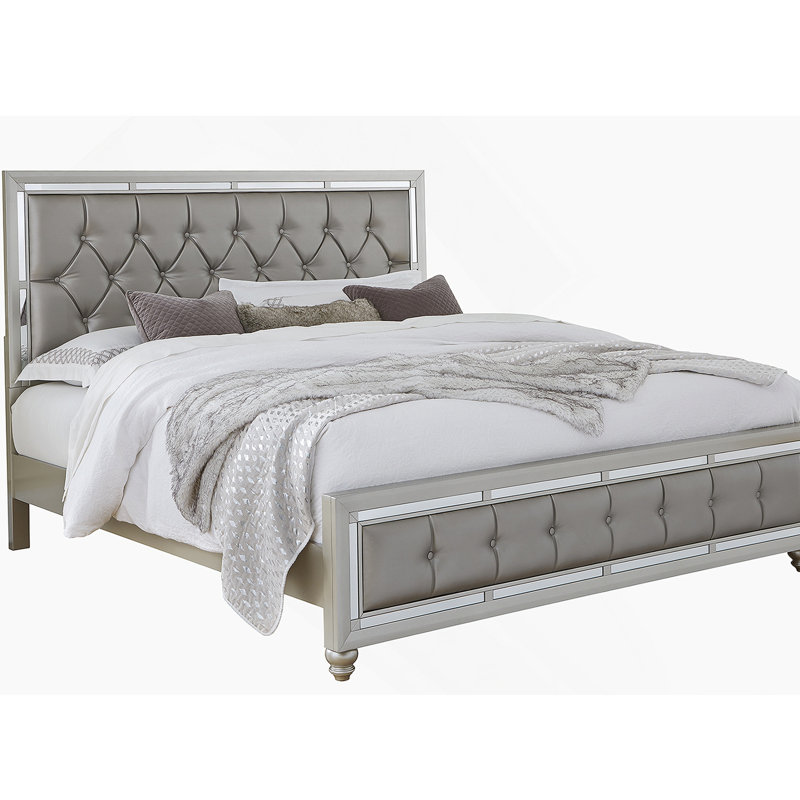Chloe Gemstone Silver Full Bed