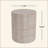 Outdoor/Indoor Lightweight Concrete Side Table