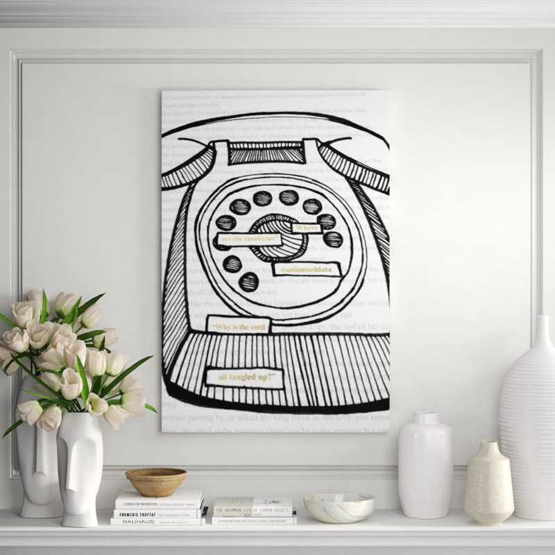 Ring Me Print by Kelli Ellis, Gilded Gold, 60" H x 40" W