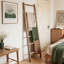 Échelle de couverture en bois massif 76 po, échelle de serviettes entièrement fabriquée à la main à 7 niveaux pour salle de bain, salon, chambre à coucher-2040682125