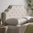 Button tufted design headboard with nailhead trim-2020287267