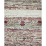 Hand-Knotted High-Quality Red Area Rug