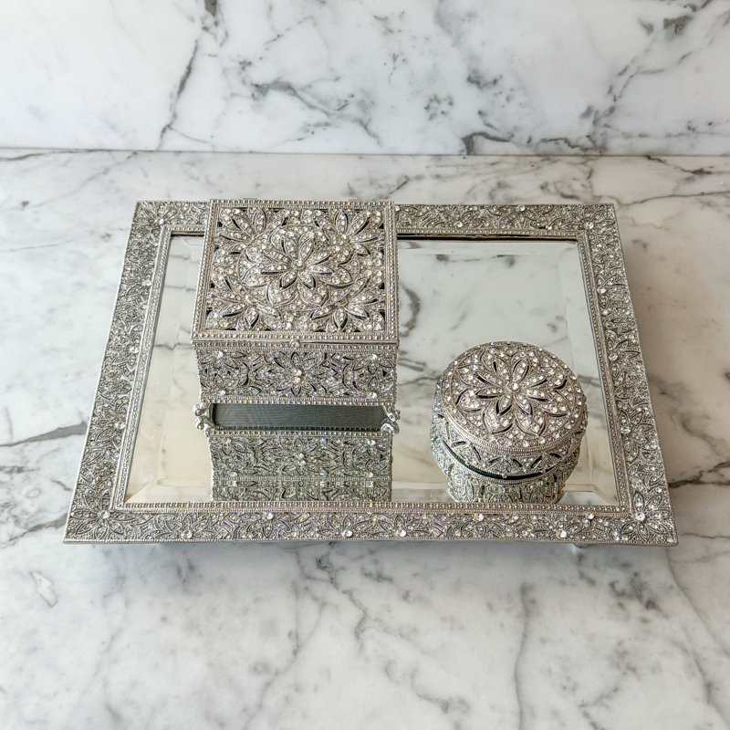Windsor Decorative Box, Silver