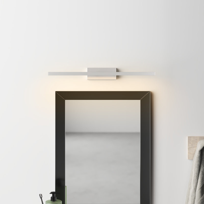 Rochelle Dimmable LED Bath Bar, Brushed Nickel, 3500K