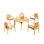 Outdoor 5 - Piece Teak Dining Set