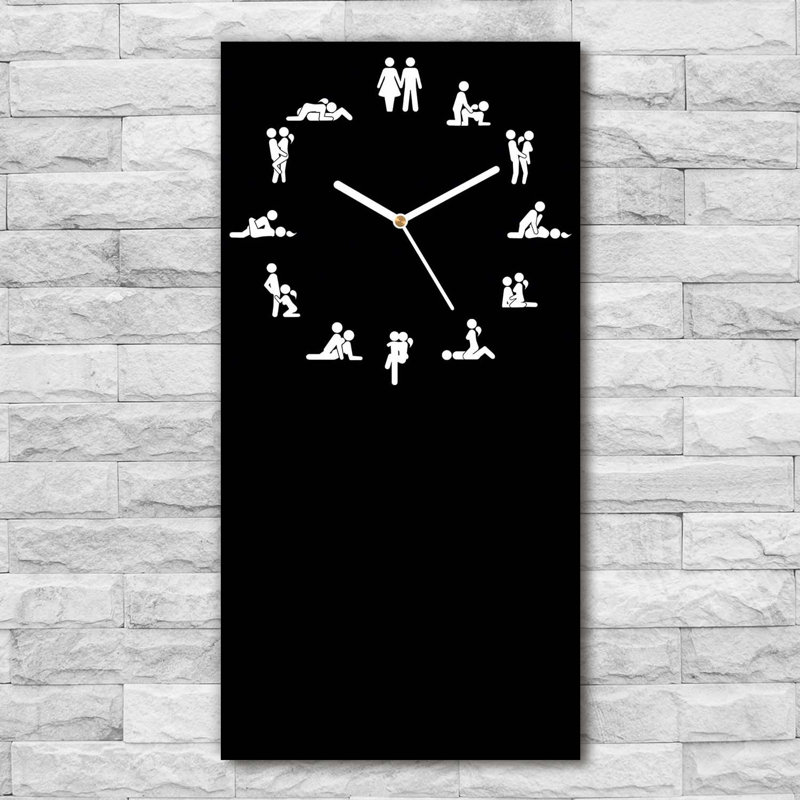 Jefferie Glass Wall Clock, White