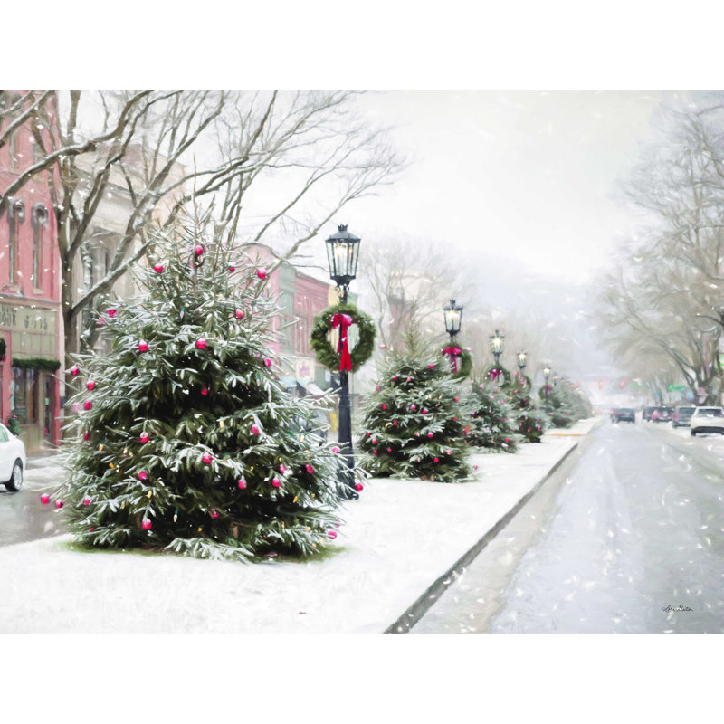 Holiday Street - reproduction sur toile, H 12 po x l 16 po