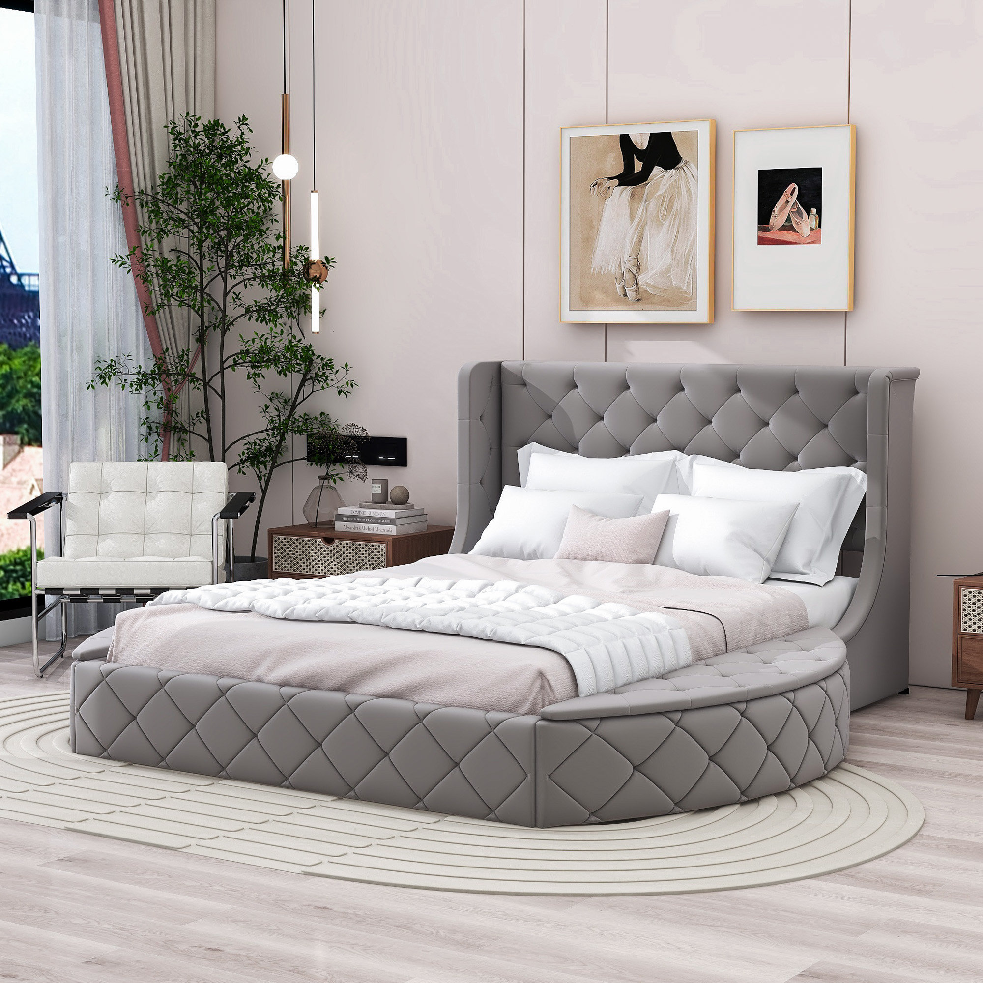 Rosdorf Park Jorina Queen Platform Bed | Wayfair