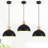 Luminaire suspendu simple 3 lumières Stelmach-539755070
