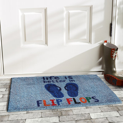 Aleyna Non-Slip Outdoor Doormat