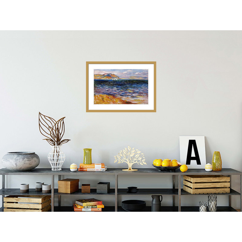 Bordviera, Pierre-Auguste Renoir, impression giclée sur cadre, H 21,26 po x l 29,5 po