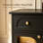 55” Sideboard Buffet Cabinet with Storage and LED Light