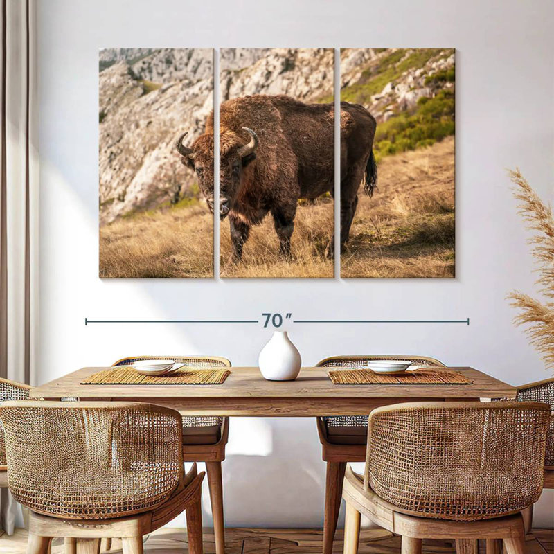 Bison de Brampt, H 32 po x l 50 po