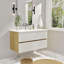 Meuble-lavabo simple 36 po avec dessus en céramique avec trop-plein Kersha, pré-assemblé-811856791-808778443-833645115