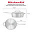 Kitchenaid 3-ply Base Stainless Steel Deep Saute Pan With Helper Handle And Lid, 4.5-quart, Brushed Stainless Steel