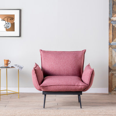 Fauteuil en polyester l 37,4 po Allessio