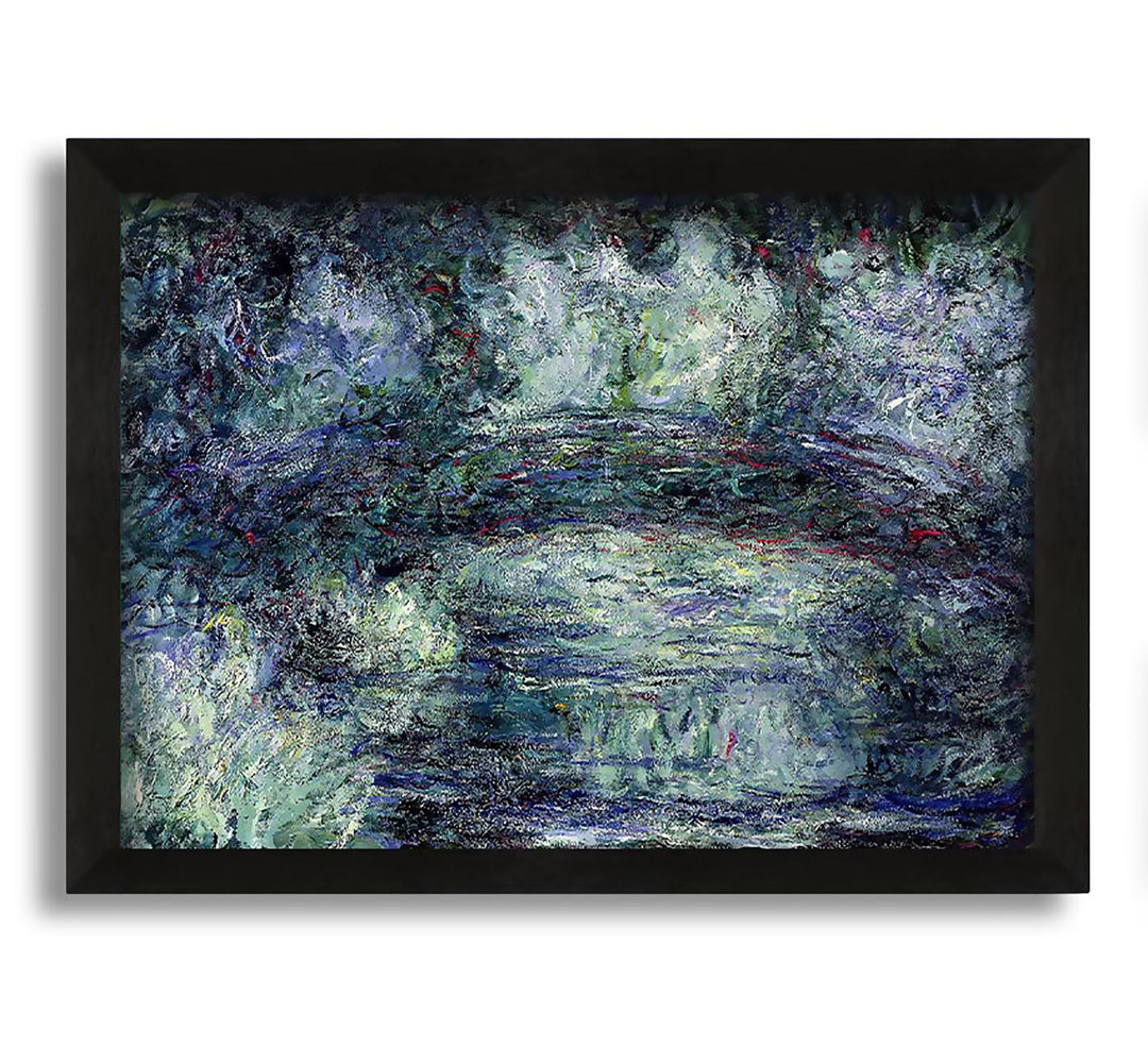 Gerahmtes Leinwandbild Monet Pont Japonais Japanilainen Silta