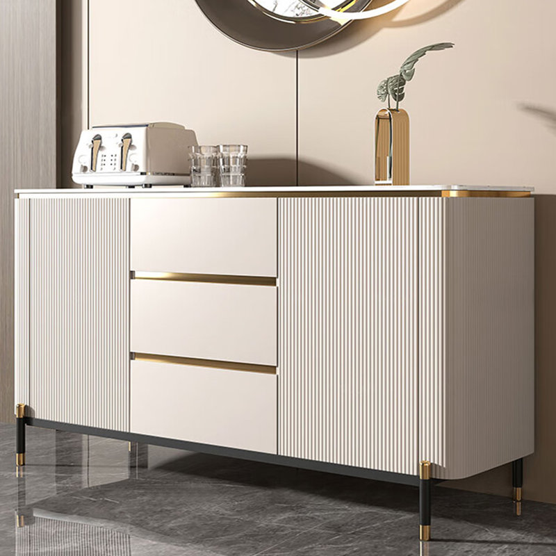 Buffet de luxe moderne et minimaliste, H 33,4 po x l 59 po x P 15,7 po