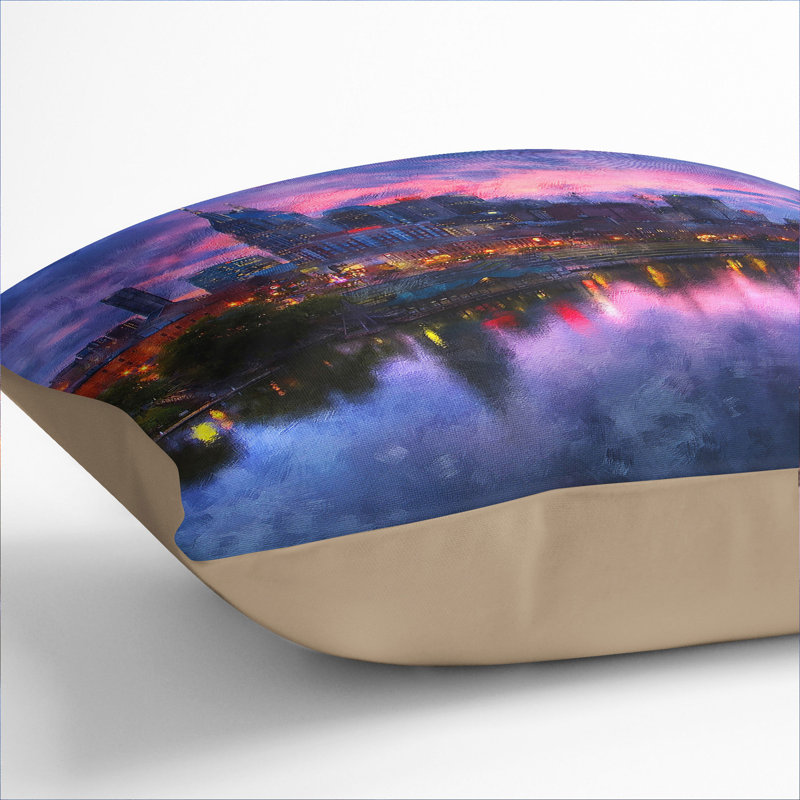 Square Cushion, 40cm H x 40cm W x 15cm D, Stone