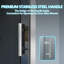 Porte de douche en verre à pivot 36-37,25 "x H 72"-101275315-101275317