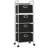 Rebrilliant Shelving Unit With 4 Storage Boxes Steel And Non-Woven Fabric