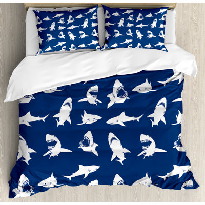 Shark Modern & Contemporary Duvet Cover