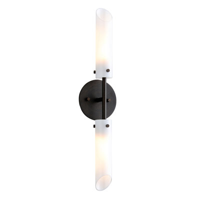 2 - Light Flush Mounted Sconce