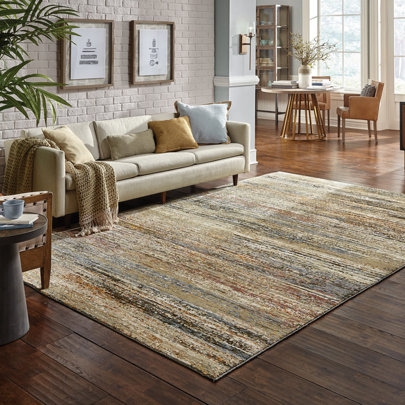 Abstract Indoor Rug, Rectangle 5'3" x 7'3"