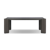 Soho Outdoor Metal Dining Table 86"-Bronze