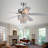 Parma 52'' Ceiling Fan with Light Kit-2092381664
