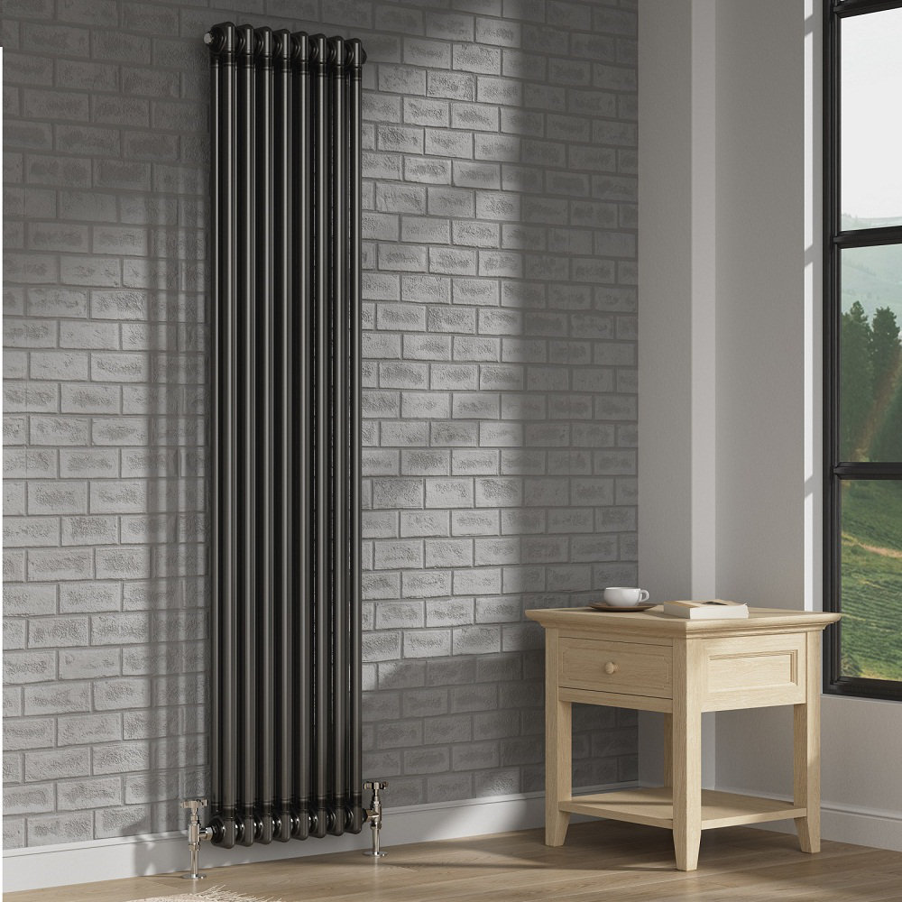 iBathUK Helena MKII Raw Metal radiator-Raw Metal