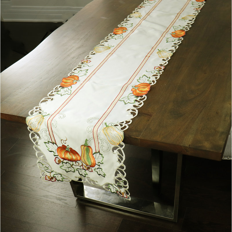 Bugarin Floral Thanksgiving Table Runner, 72" x 16"