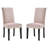 Modway Silver Orchid Lind Velvet Nailhead Trim Dining Side Chairs-1029834754