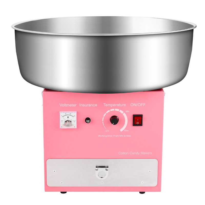 Machine à barbe à papa commerciale 1000W, Rose