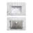 31'' Quartz Single Bathroom Vanity Top with Sink